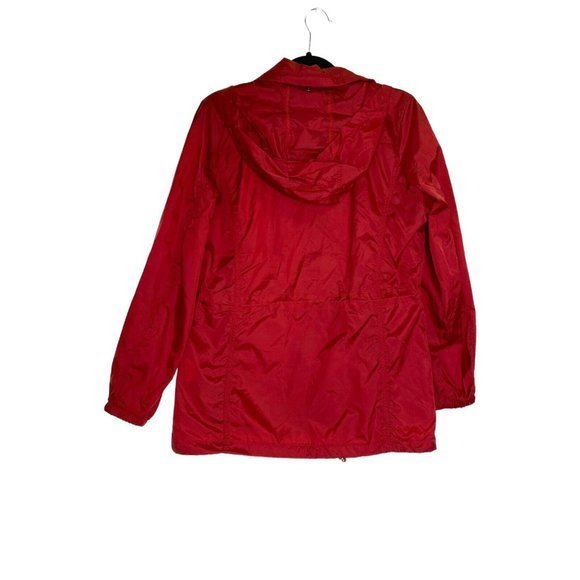 Snobbish Collection Red Lightweight Jacket.  Zip off hood Wind Breaker Rain LG‎ - Picture 8 of 12